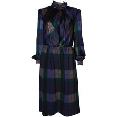 Donald Campbelll Silk and Wool Dress