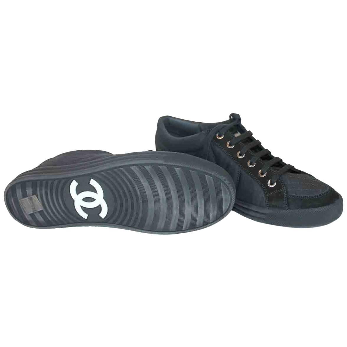 Chanel "CC" Bottom Logo Sneakers For Sale