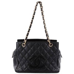 Chanel Petite Timeless Tote Quilted Caviar