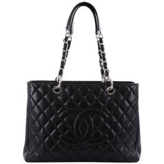 Chanel Grand Shopping Tote Quilted Caviar Chanel Grand Shopping Tote Quilted Caviar
