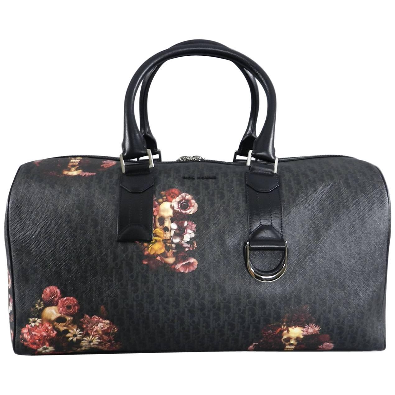 Dior Homme x Toru Kamei SS 2017 Monogram Duffle Travel Bag