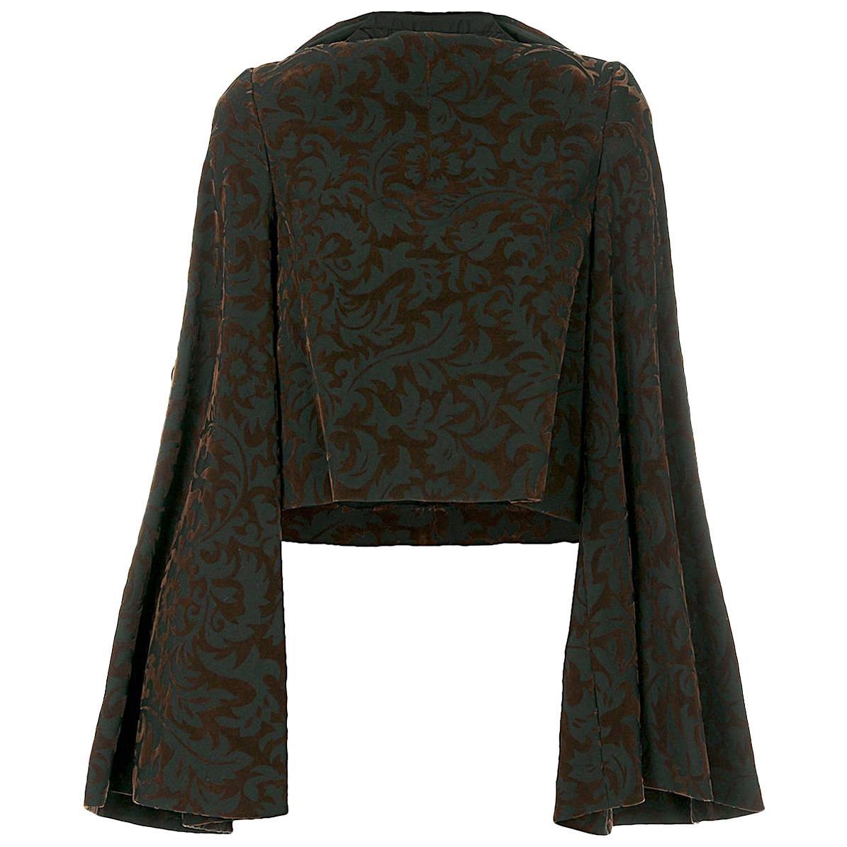 Fall 1996 Comme des Garçons flocked velvet top kimono  For Sale