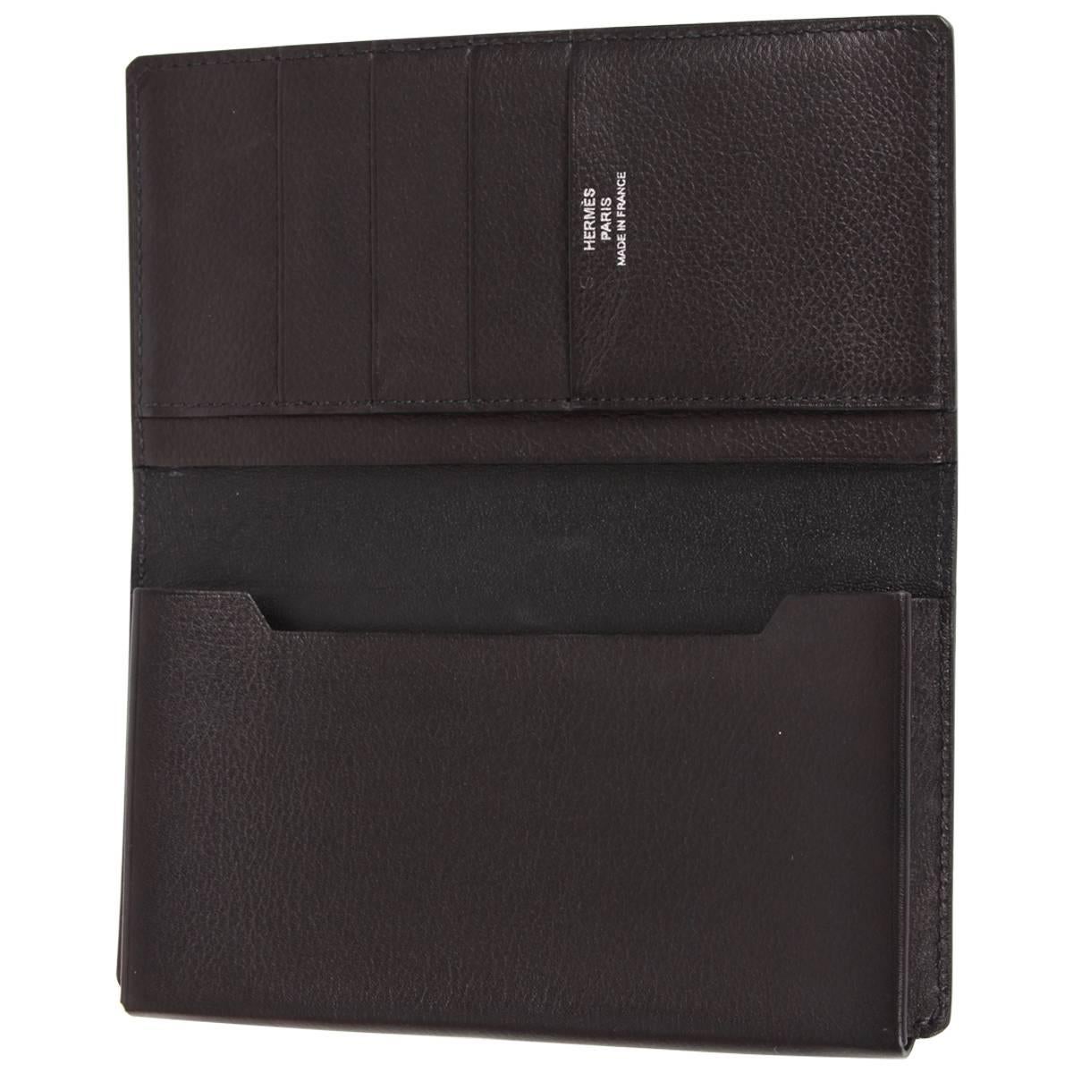 Hermes Leather Smart Case L - black For Sale