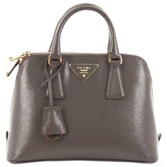 Prada Promenade Handbag Vernice Saffiano Leather Small