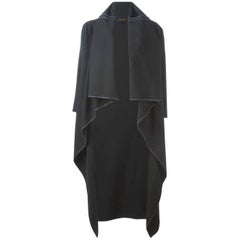 Vintage Fall 1999 Comme Des Garçons Shawl collar square coat