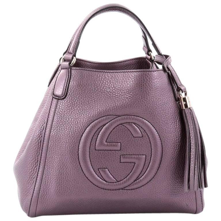 Gucci Soho Convertible Shoulder Bag Leather Small at 1stDibs
