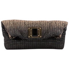 Louis Vuitton Altair Clutch Metallic Jacquard Textile