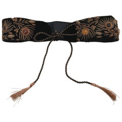 Custom Listing for Brendan: Zardozi Embroidered Velvet Belt