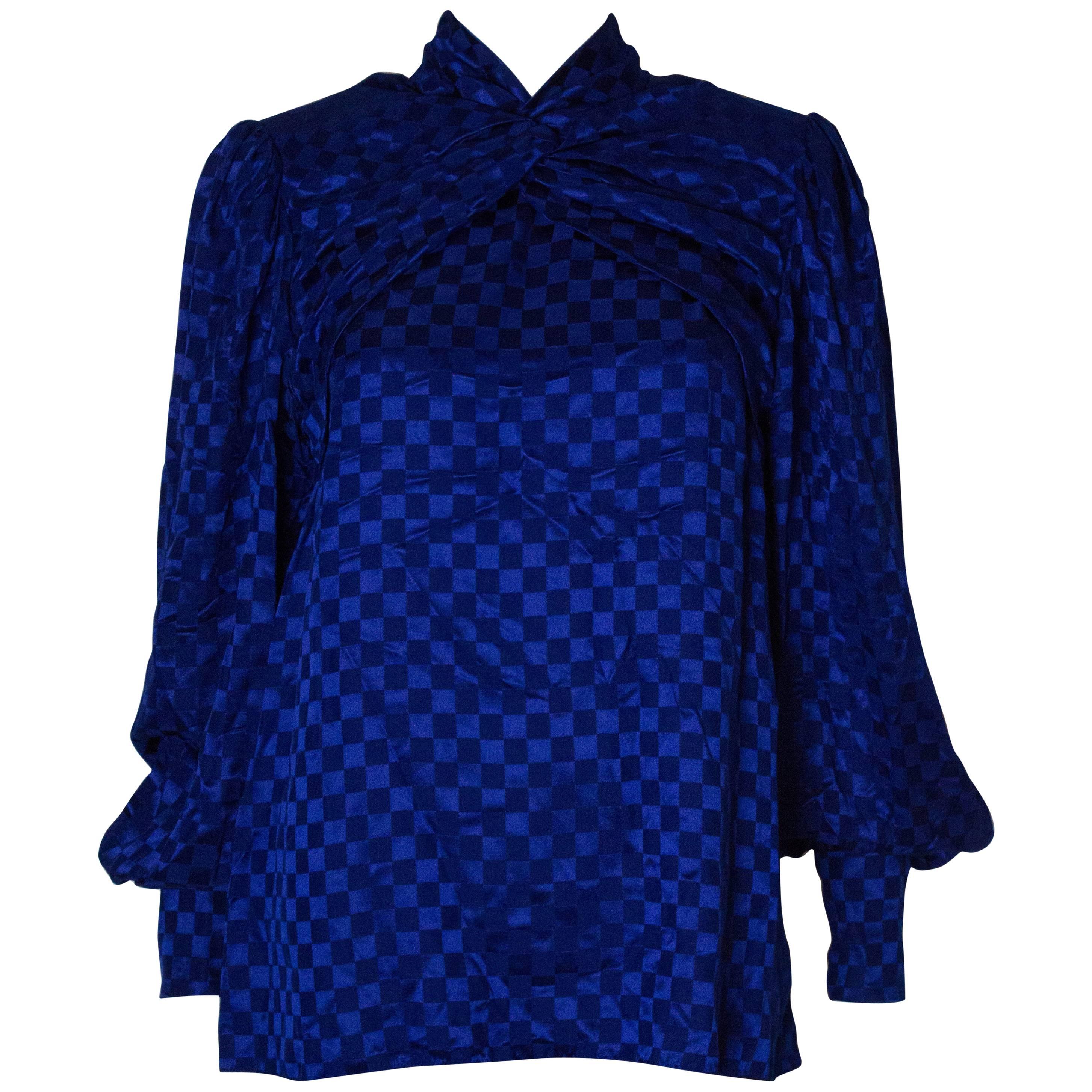 Donald Campbell Silk Blouse