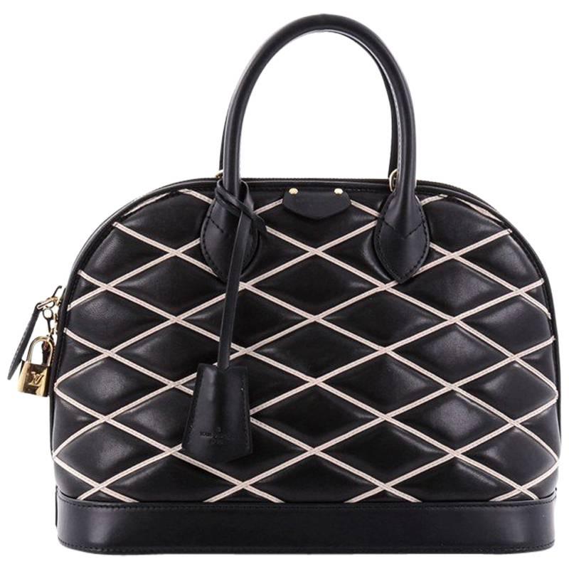 Louis Vuitton Alma Handbag Malletage Leather PM