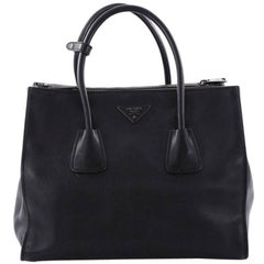 Prada Twin Pocket Tote City Calfskin Medium