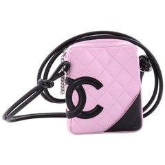 Chanel Cambon Crossbody Bag Quilted Leather Small