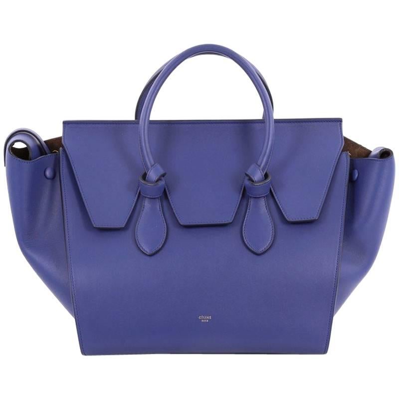 Celine Tie Knot Tote Smooth Leather Small