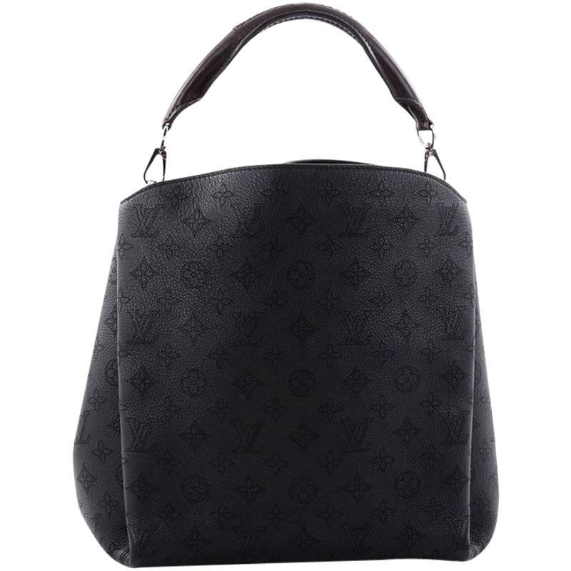 Louis Vuitton Babylone Handbag Mahina Leather PM