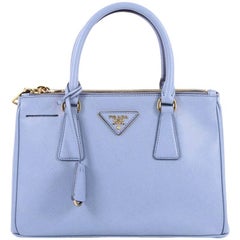 Prada Double Zip Lux Tote Saffiano Leather Mini
