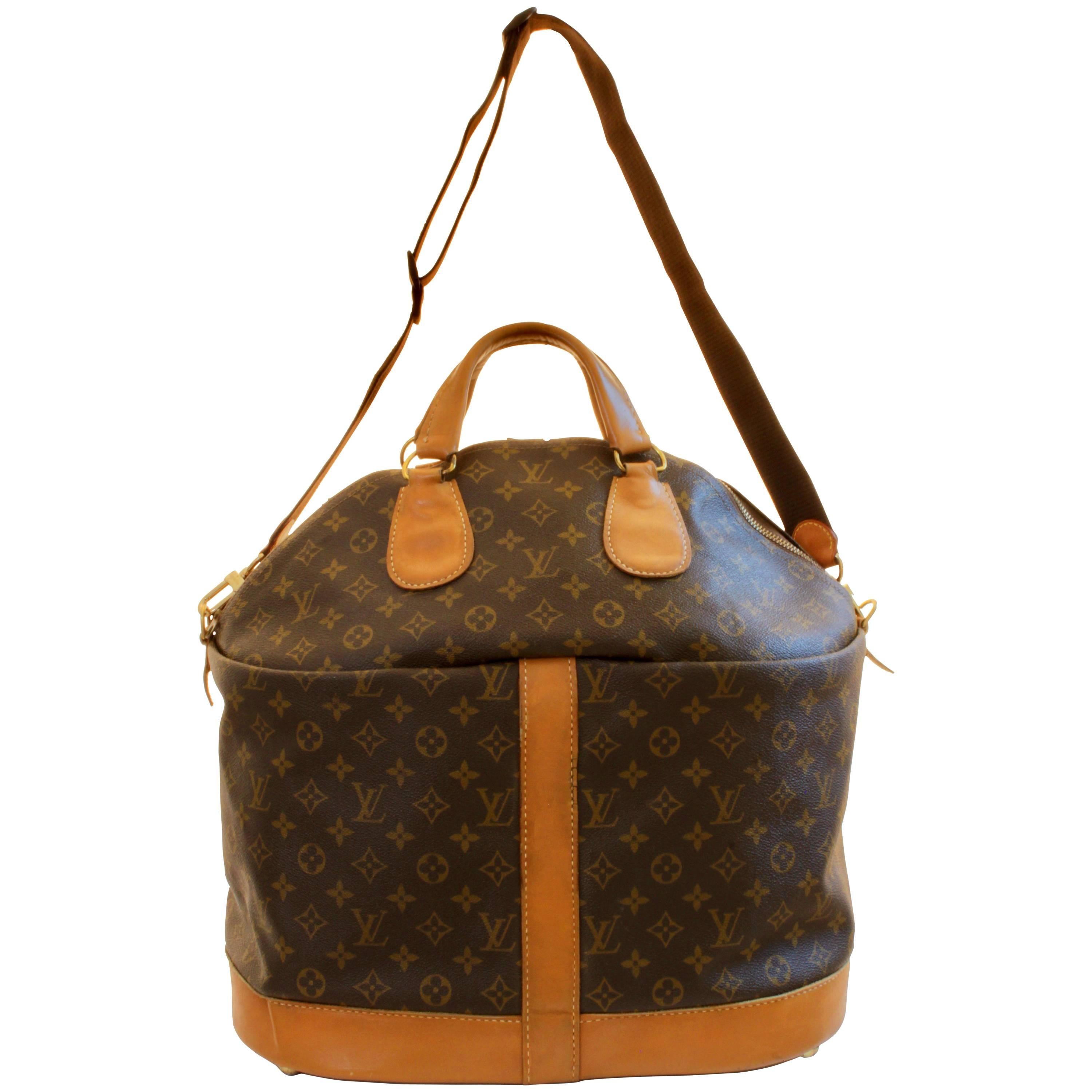 Louis Vuitton Vintage Large Steamer Bag Monogram Travel Tote Saks 5th Ave  