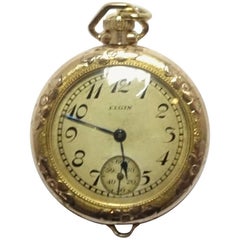 Elgin Gold-Filled Vintage Pendant Watch, As Is