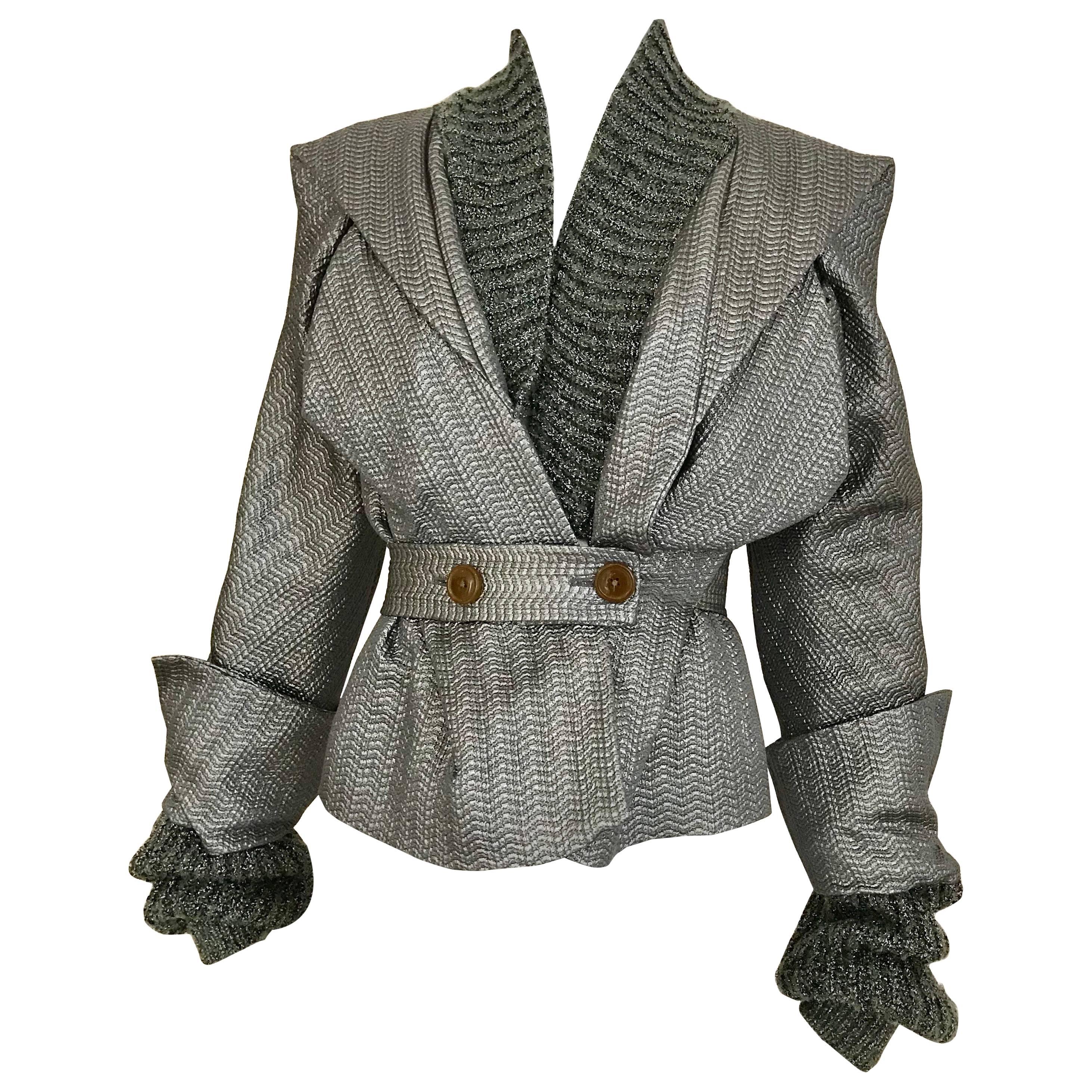 Vivienne Westwood Metallic Grey  Jacket 