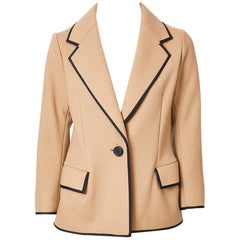 Norman Norell Wool Blazer with Braided Trim