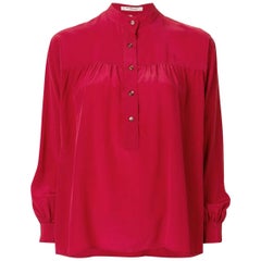 Vintage Kenzo Paris Red and Gold Top For Sale at 1stDibs