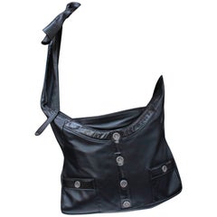 Chanel “Girl” black lambskin bag, Circa 2015