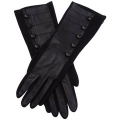 Vintage Agnelle Wool & Leather & Gloves 