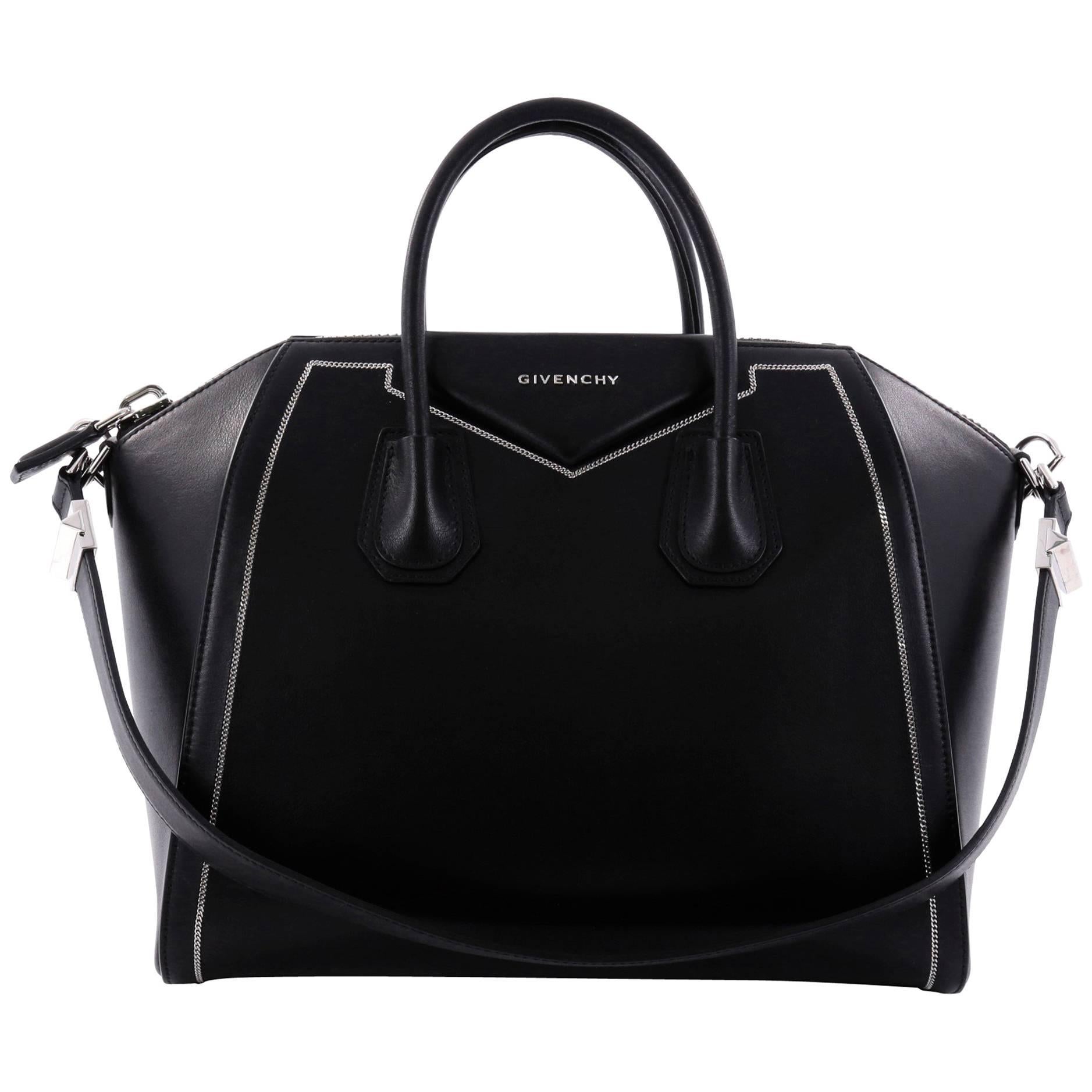 Givenchy Antigona Bag Leather with Chain Detail Medium