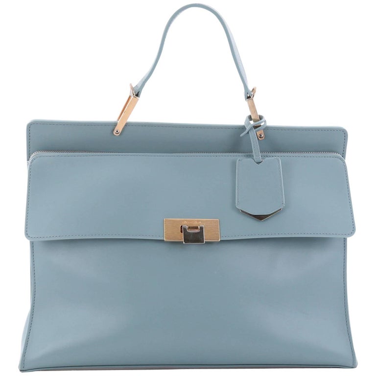 Balenciaga Le Dix Zip Cartable Top Handle Bag Leather Medium at 1stDibs