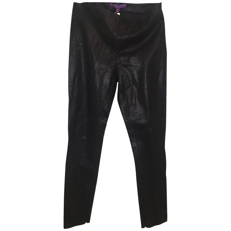 Ralph Lauren Leather Pants at 1stDibs