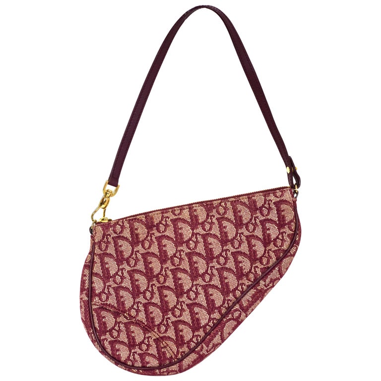 red dior saddle