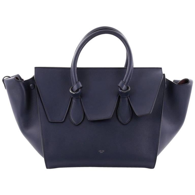  Celine Tie Knot Tote Smooth Leather Small