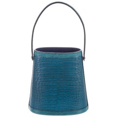 Hermes New Rare Exotic Alligator Leather Evening Top handle Satchel Bag