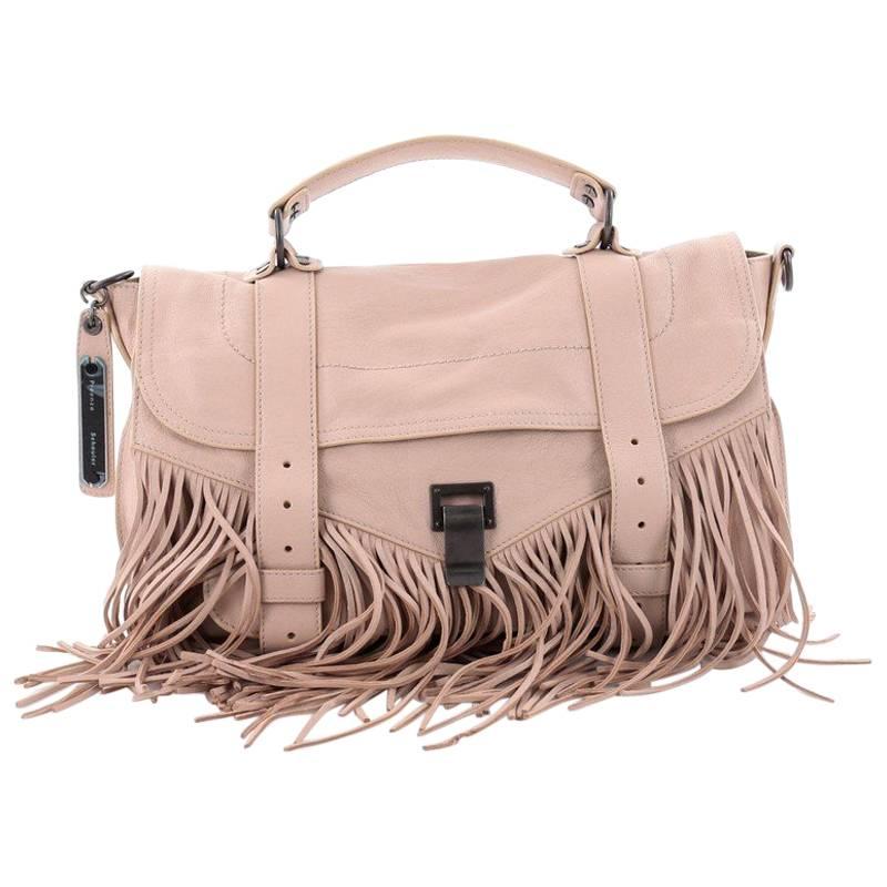 Proenza Schouler PS1 Fringe Handbag Leather Medium