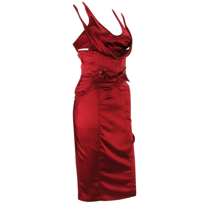 tom ford for gucci red dress