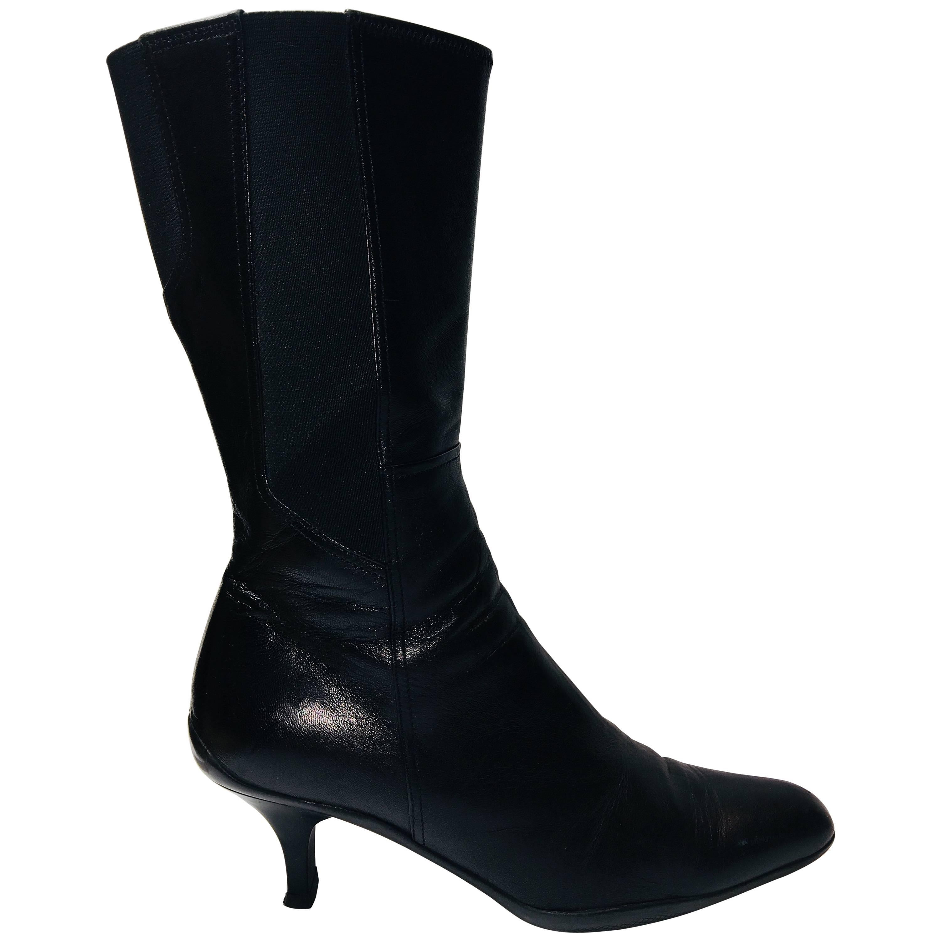 Prada Mid Calf Boots