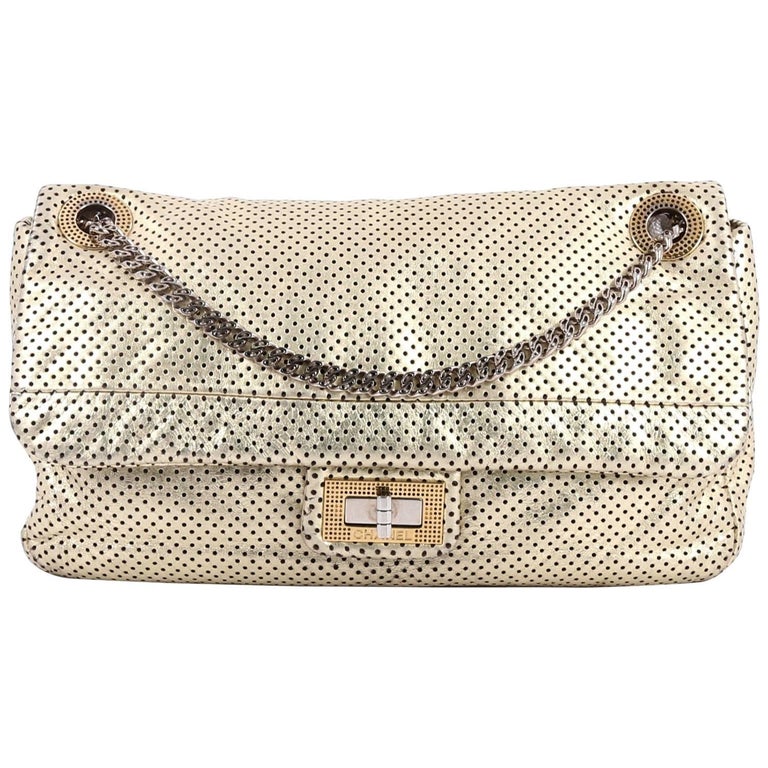 Chanel Drill Flap Bag Perforated Leather Medium at 1stDibs | chanel ...