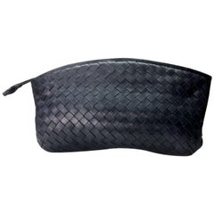 Bottega Veneta Intrecciato Woven Leather Clutch