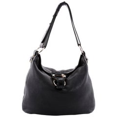 Gucci G Wave Hobo Leather Medium