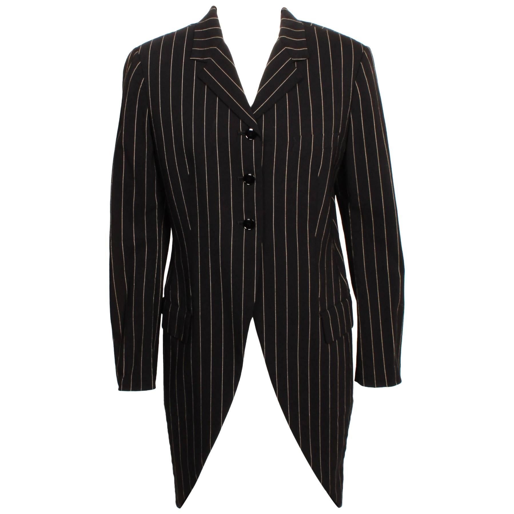 Yohji Yamamoto Pinstripe Jacket For Sale