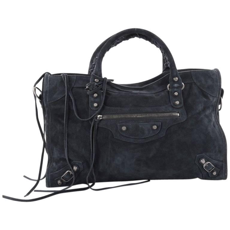 sac balenciaga daim gris