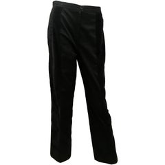 Vintage Courreges Corduroy Pants - Black - 1970's