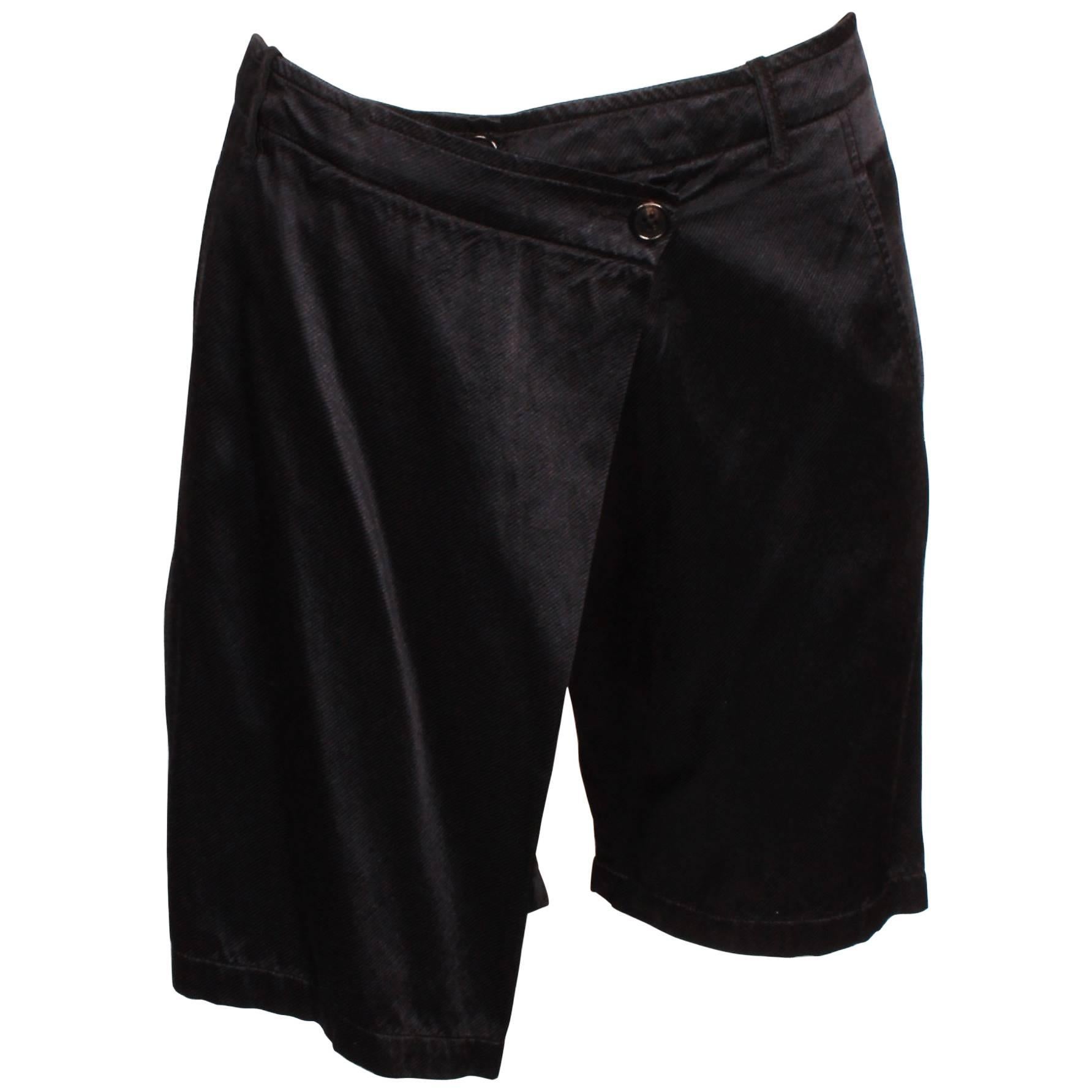 Ann Demeulemeester Wrap Shorts. For Sale