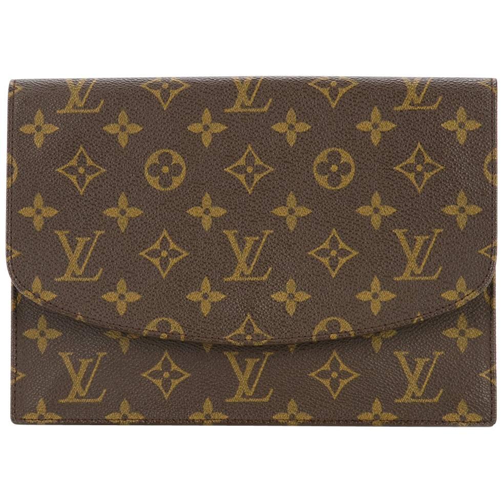 Louis Vuitton Monogram Envelope Evening Envelope Flap Clutch Bag