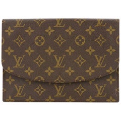 Louis Vuitton Gold Monogram African Queen Limelight Clutch Bag GHW For Sale at 1stdibs