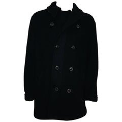 Giorgio Armani Double Breasted Peacoat