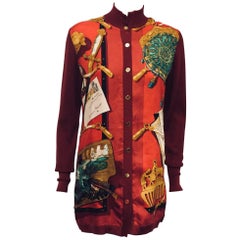 Homage to Thierry Hermès Ecole de Chasse Cardigan/Top by Latham Original Print