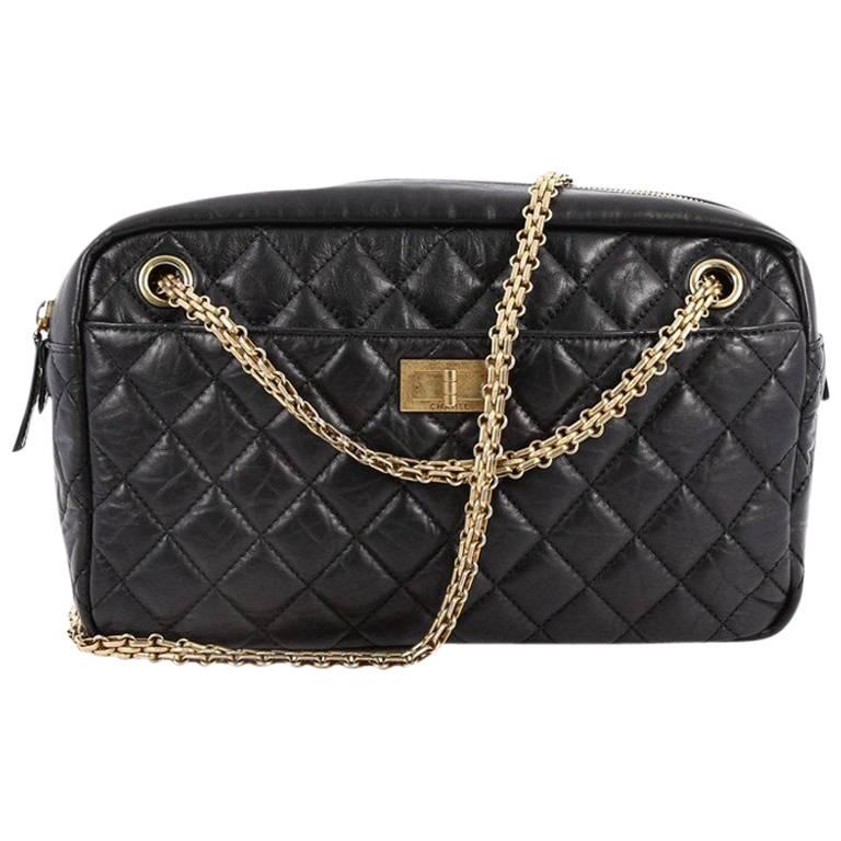 Chanel Reissue Camera Bag Quilted Aged Calfskin Medium at 1stDibs