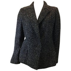 Chanel Black Tweed Jacket