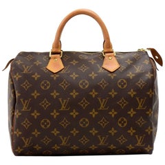 Louis Vuitton Speedy 30 Monogram Canvas City Hand Bag