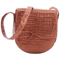 Nancy Gonzalez Origami Crossbody Bag Crocodile Mini